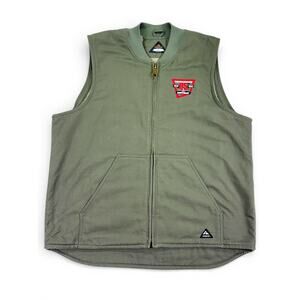 Tractor Supply 85th Anniversary Mens Vest XL Tall Ridgecut Full Zip Sherpa Lined